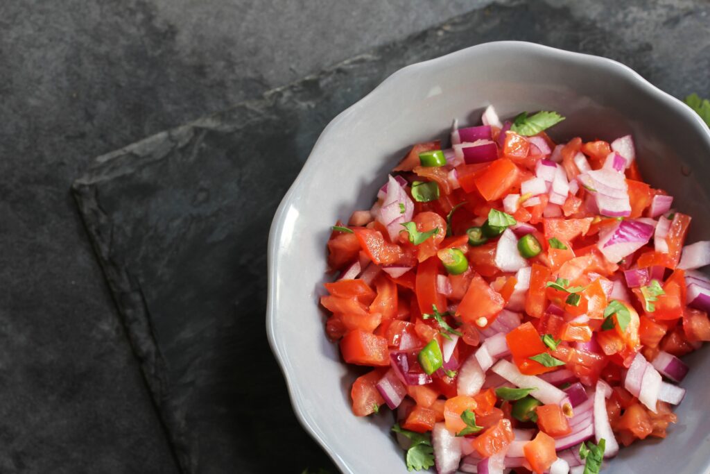 Salsa Criolla para carnes asadas