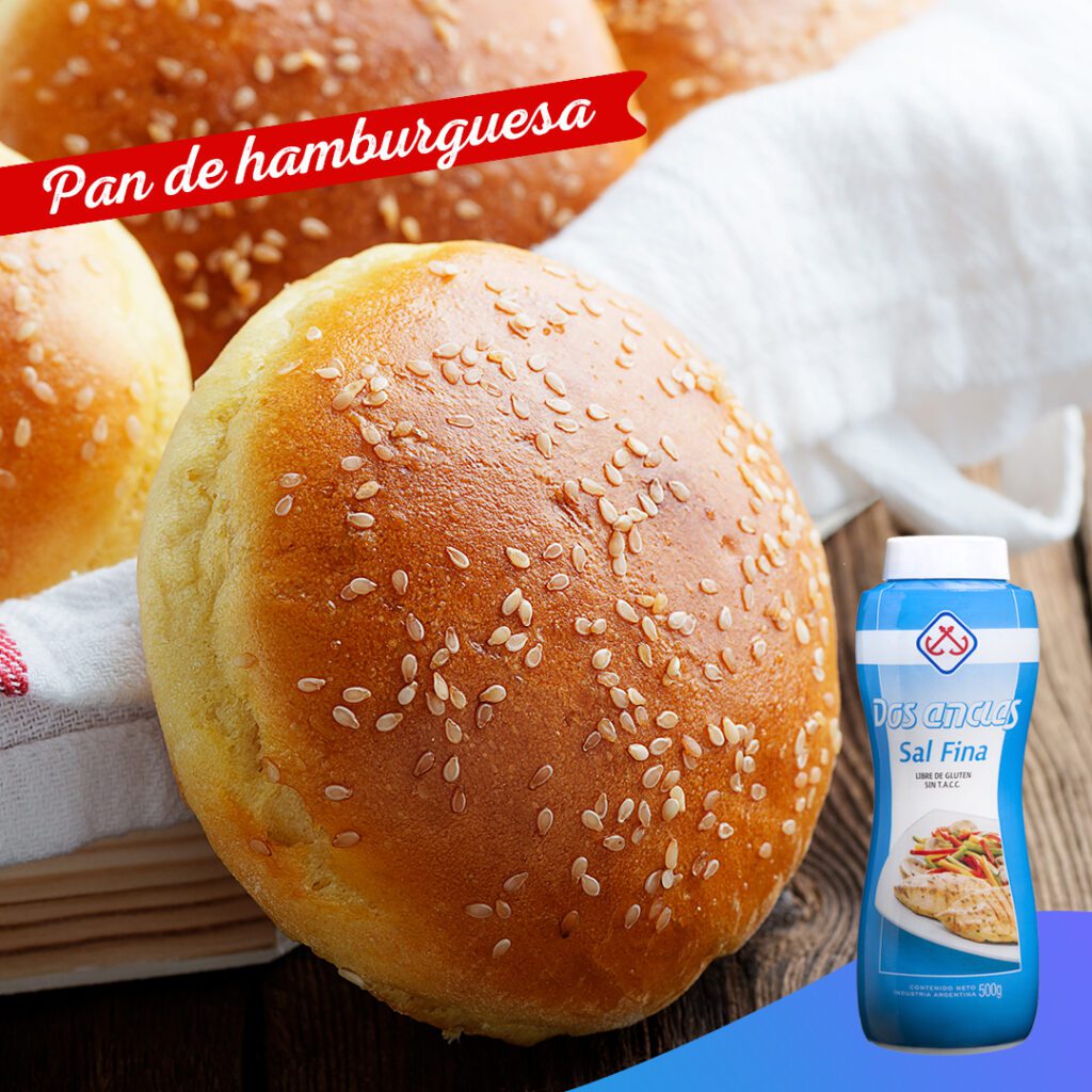 Pan de Hamburguesa casero