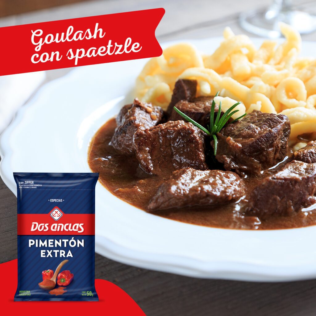 Goulash con spaetzle