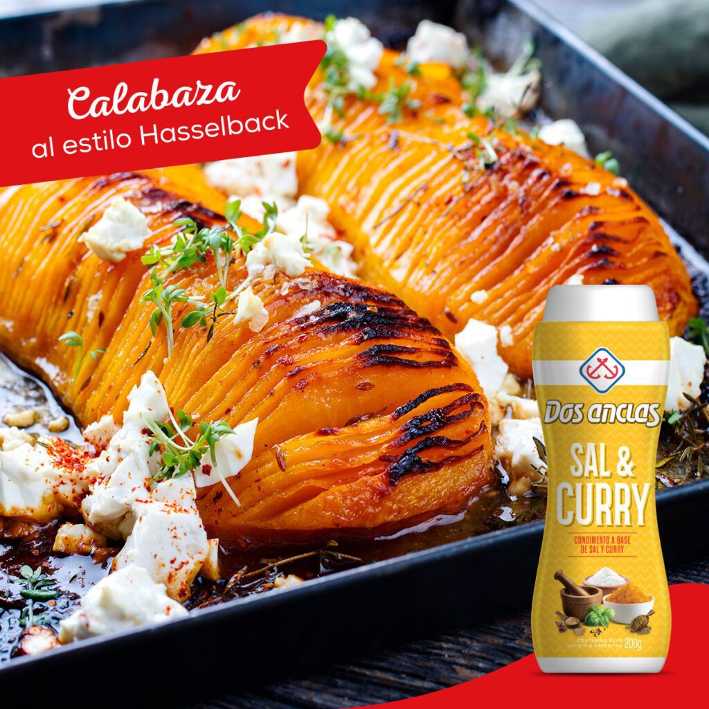 Calabaza al estilo Hasselback