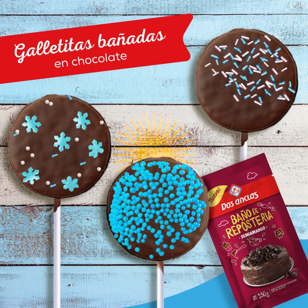 Galletitas bañadas en chocolate