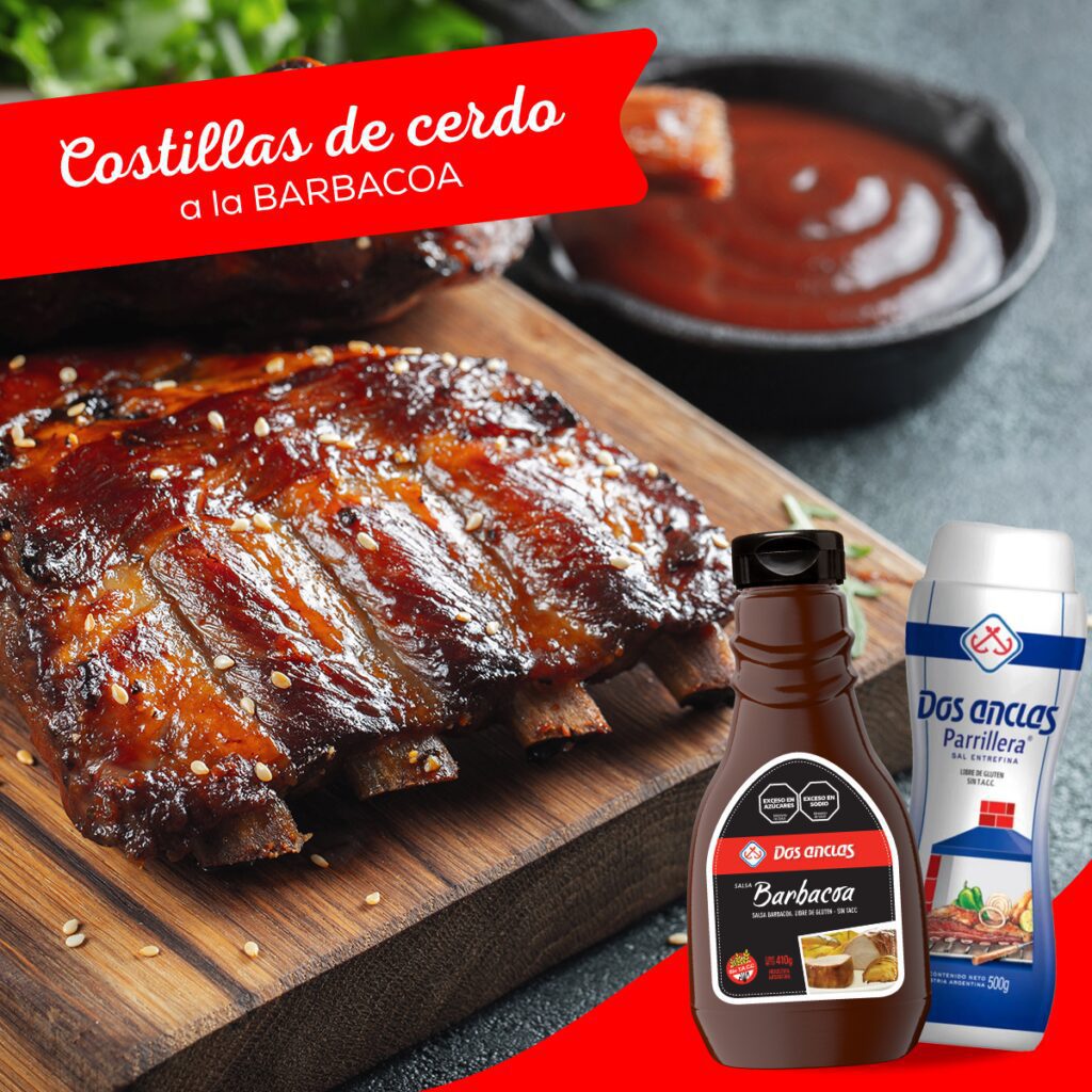 Costillas de cerdo a la barbacoa