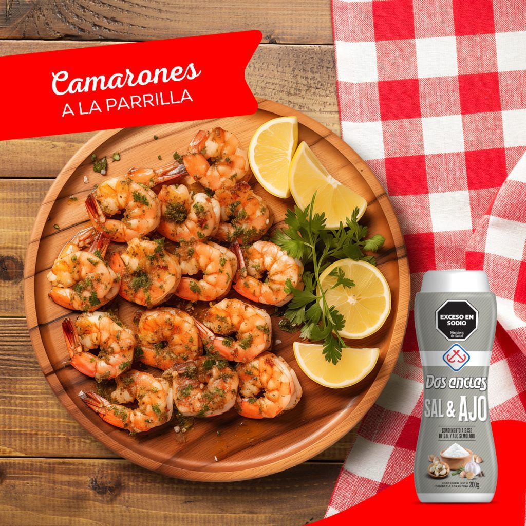 Camarones a la parrilla