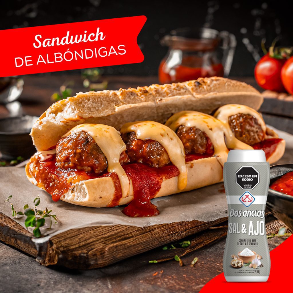 Sandwich de albóndigas