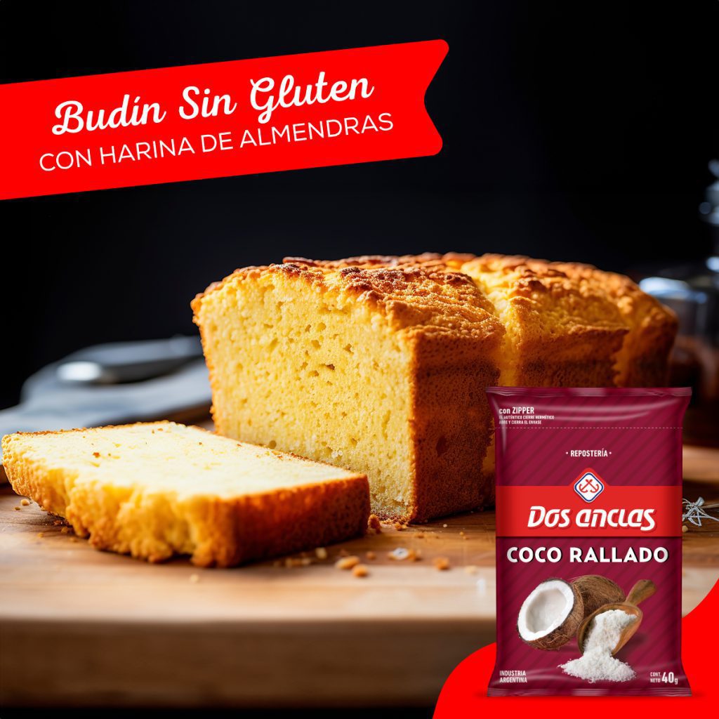 Budín Sin TACC con harina de almendras