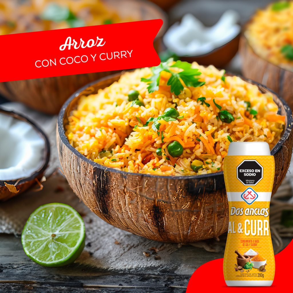 Arroz con Coco y Curry
