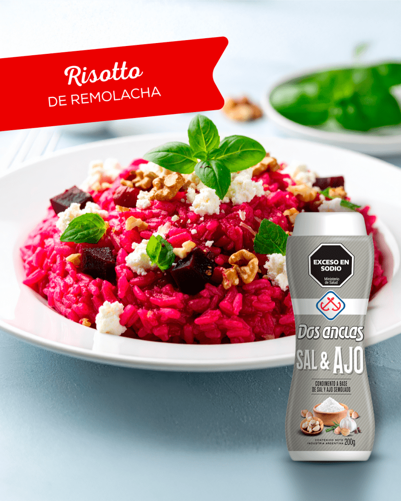 Risotto de remolacha