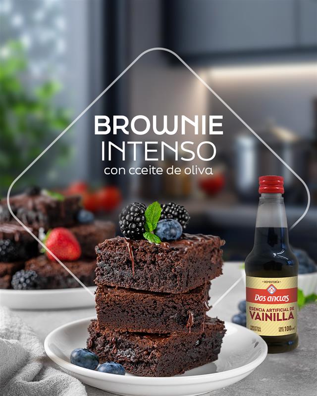 Brownie Intenso con Aceite de Oliva