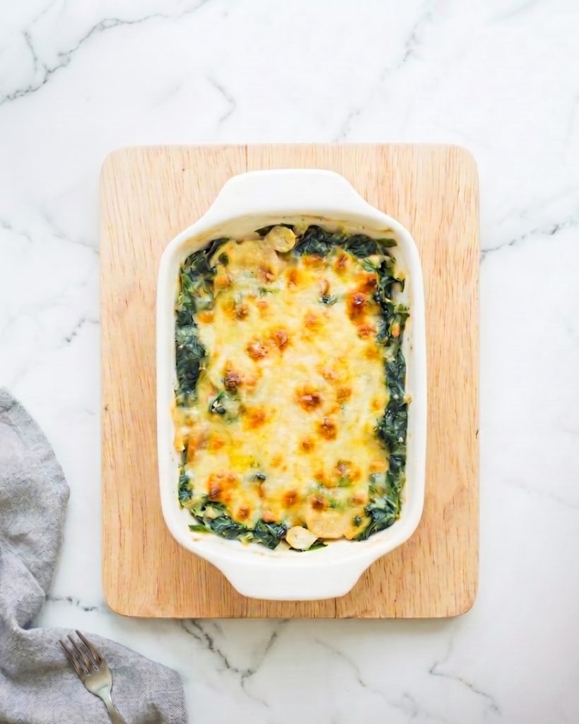 Receta de Lasaña Gratinada de Espinaca y Ricota