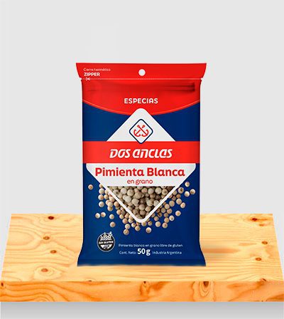 Pimienta Blanca en Grano x 50g