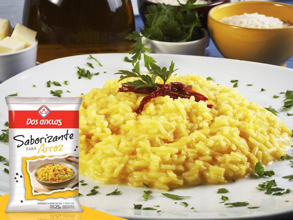 Risotto al azafrán