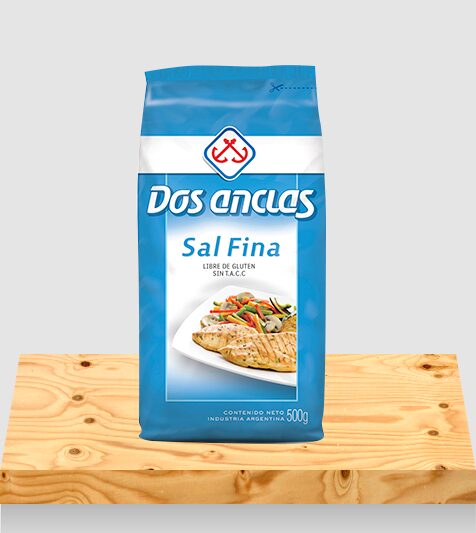Sal Fina Paquete x 500g – Dos Anclas
