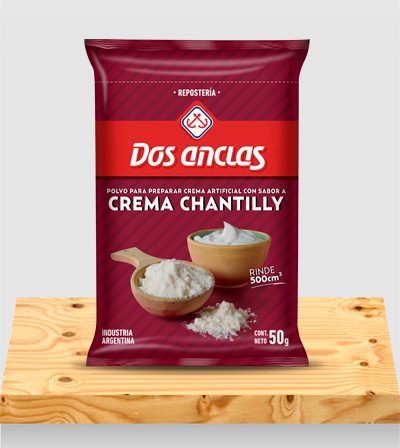 Repostería Polvo para preparar Crema Chantilly x 50g