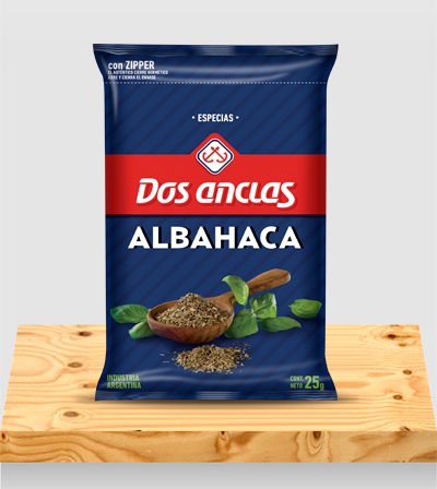 Especias Albahaca Paquete x 25g