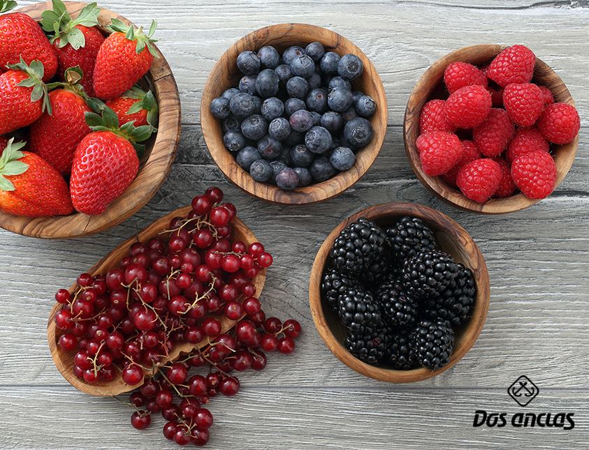 Frutas de la primavera.