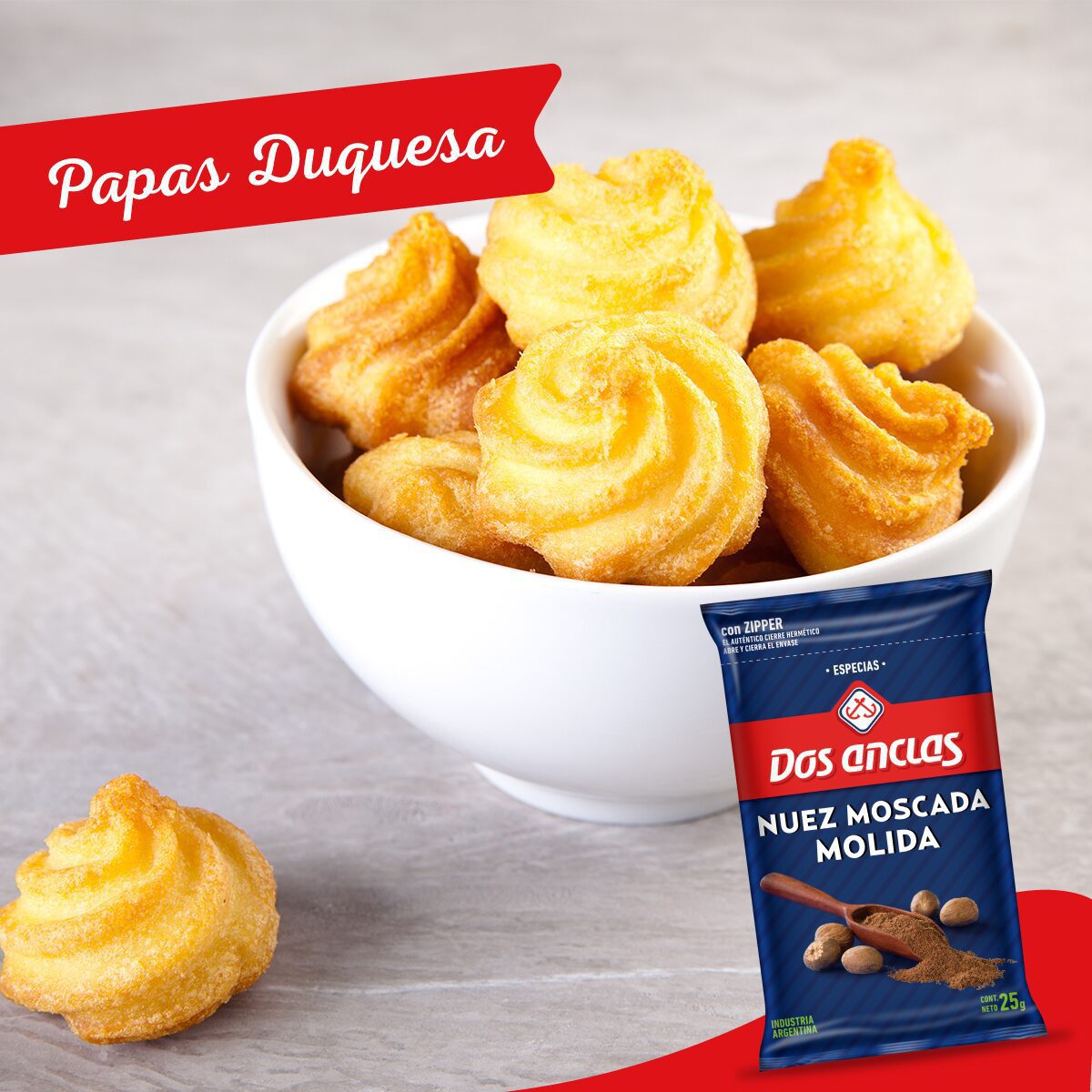 Papas Duquesa – Dos Anclas