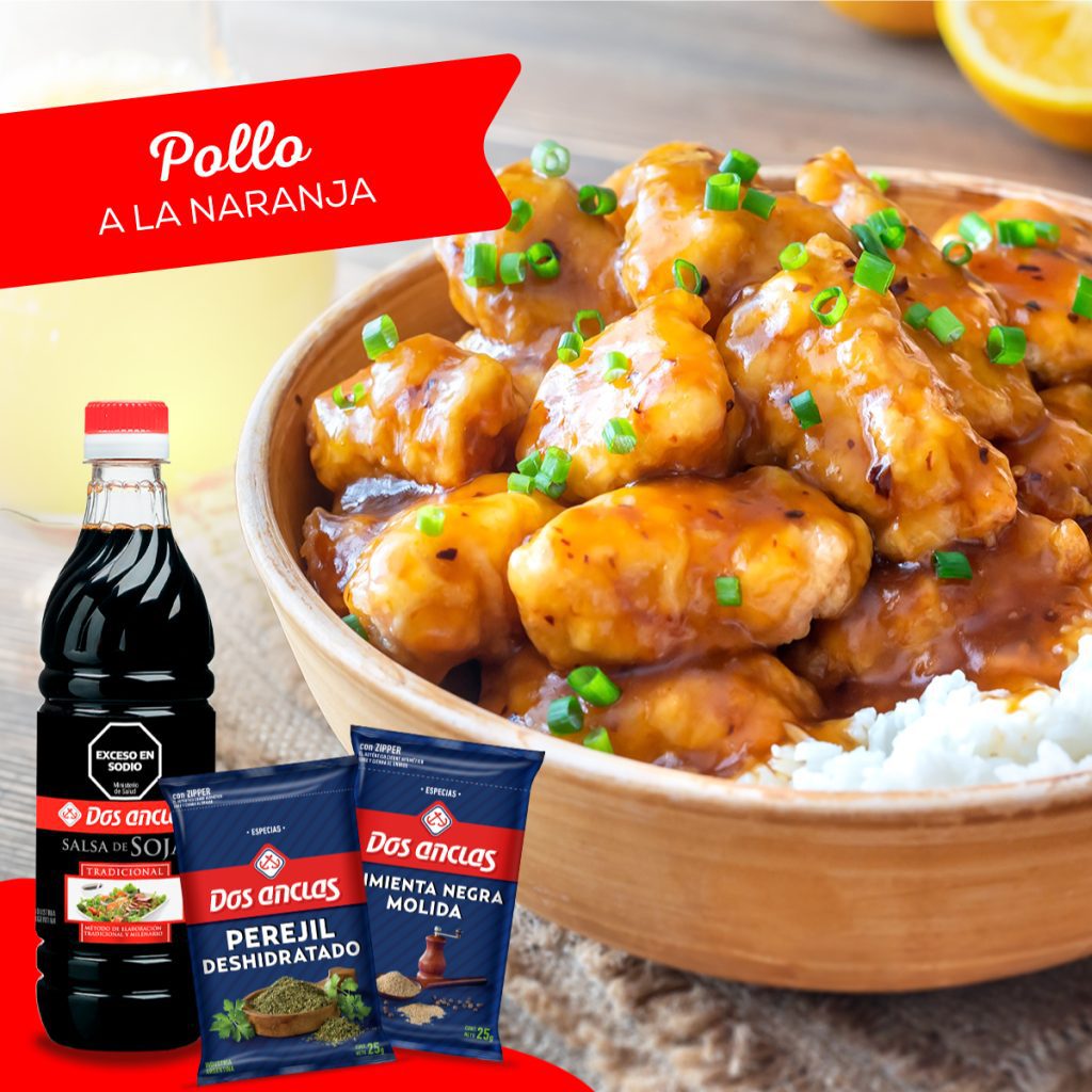 Pollo a la naranja